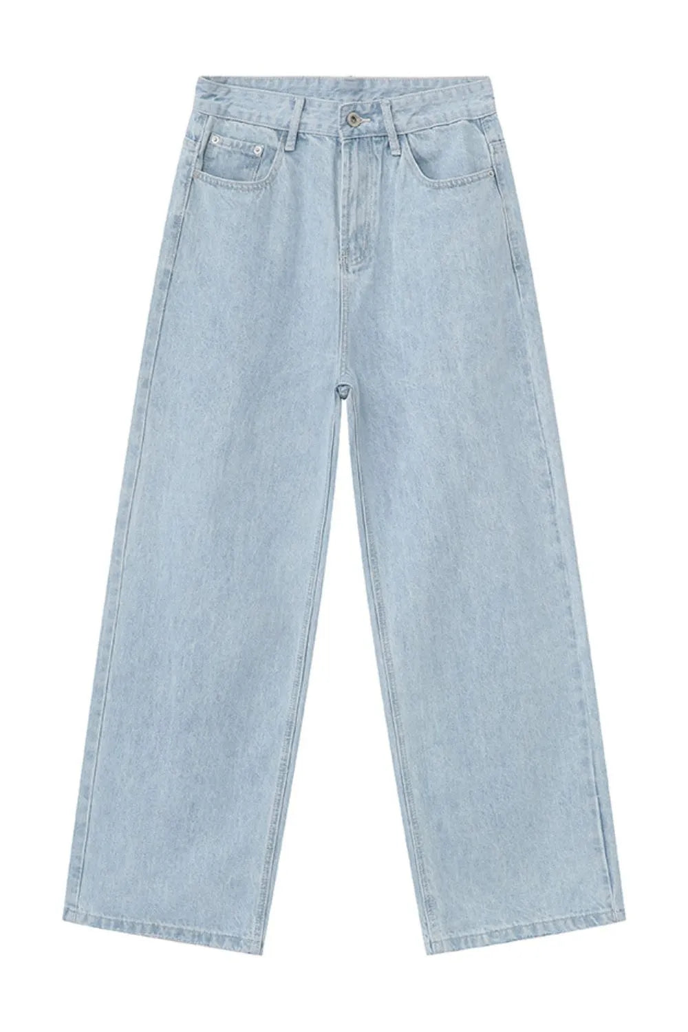 Wide Leg Jeans with Pockets