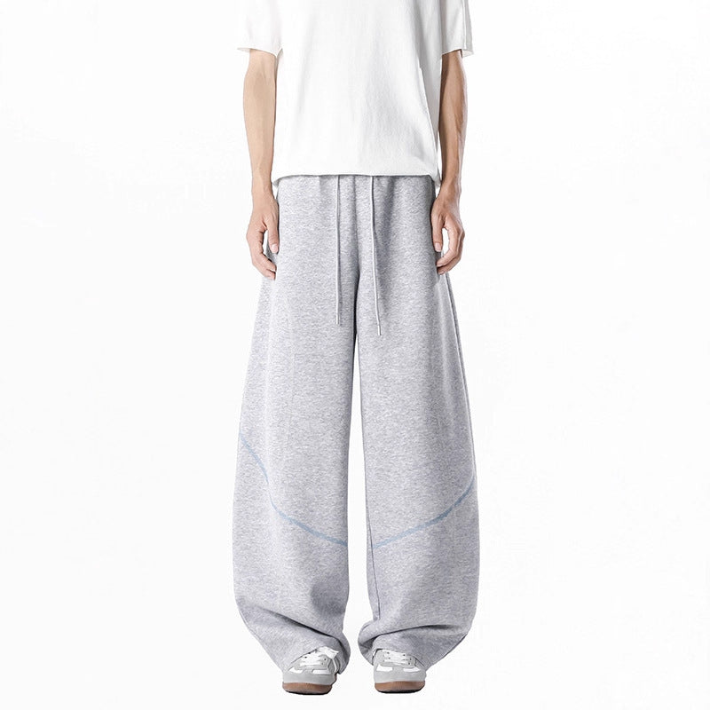 Heavyweight Stitched Wide-Leg Sweatpants