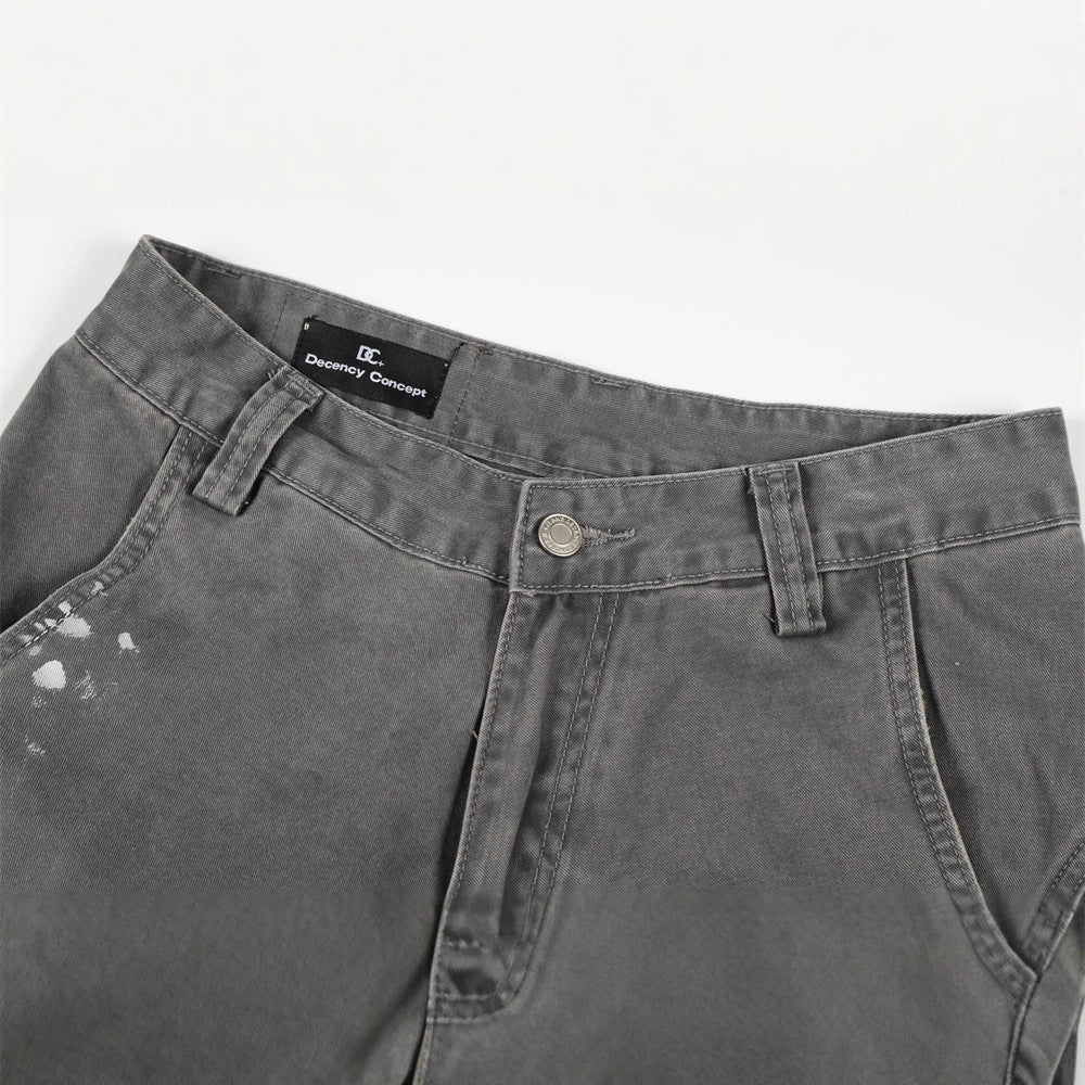 Multi-Pocket Cargo Style - Loose Fit - Wide Leg