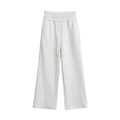 High-Waist Spliced Loose-Fit Street Pants
