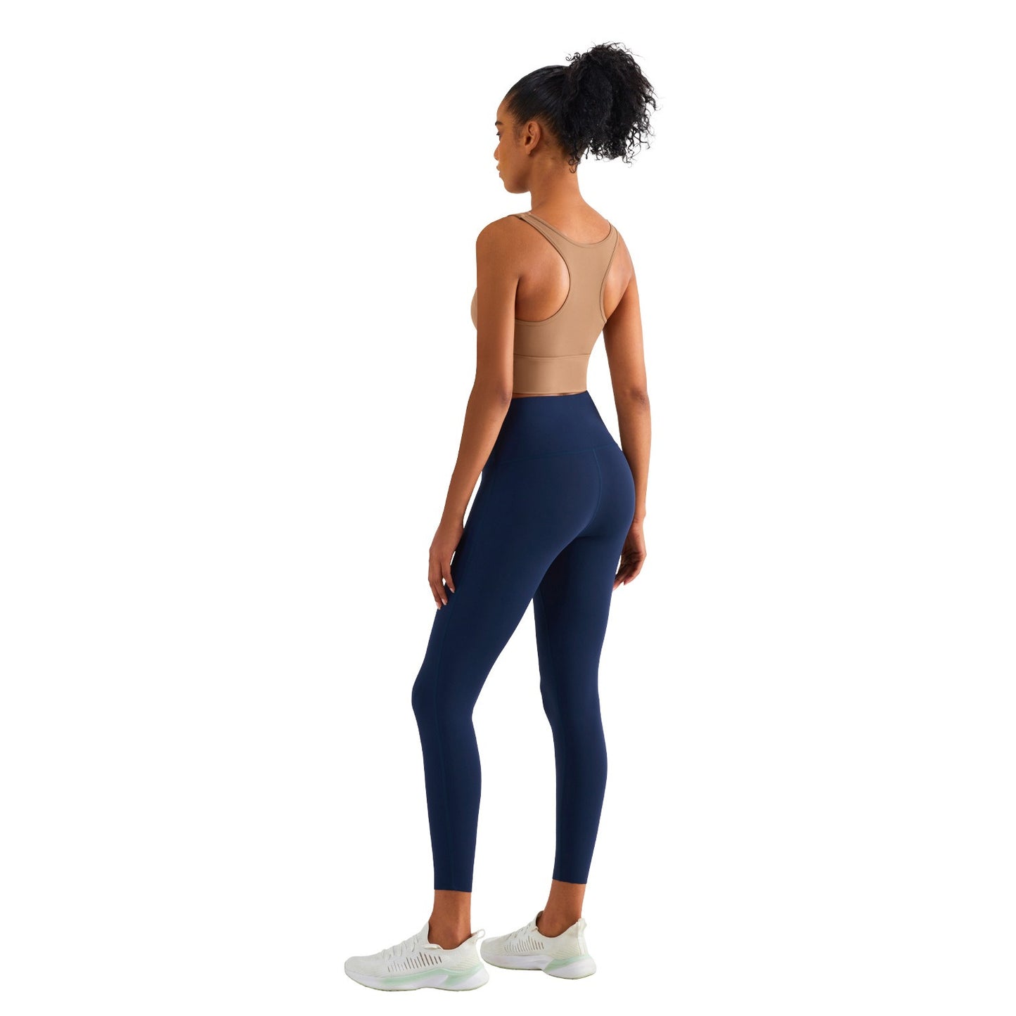 Full Cohesion Curve Sports Underwear Women's Slim Back Full Fixed Cup Fitness Bra