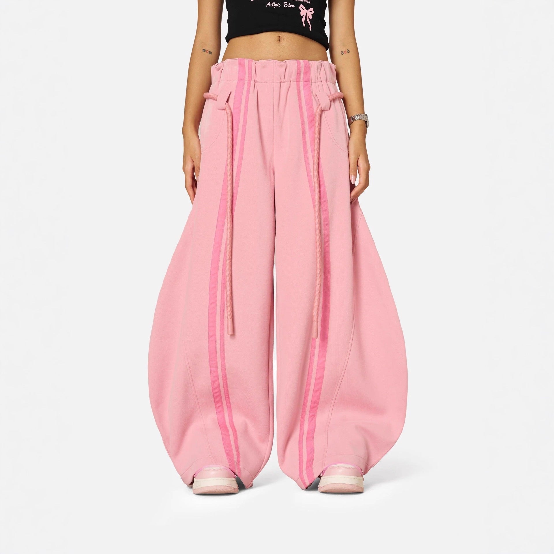 Loose-Fit -  Long Sweatpants - Baggy Fit