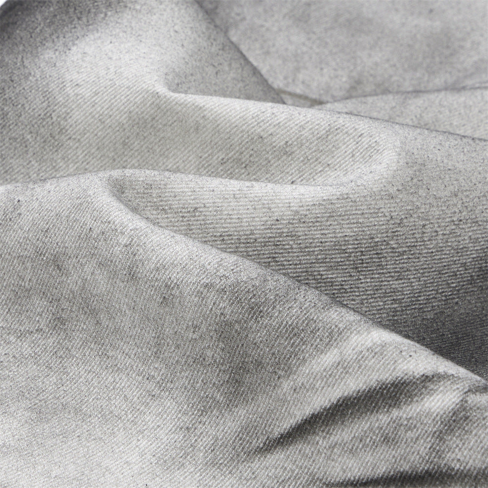 Distressed Denim Jeans – Loose-Fit Casual Jeans