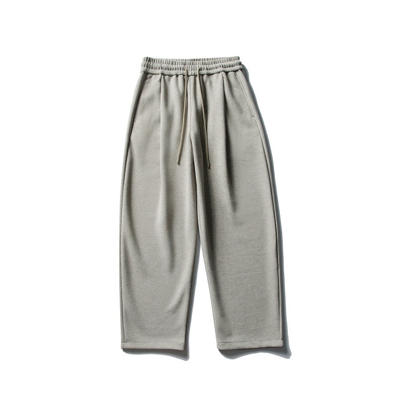 Relaxed  Wide-Leg Sweatpants – Straight-Leg Fit