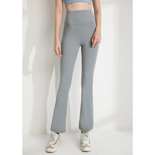High Waist Slim Flare Pants For Women's Summer Fitness Yoga Exercise Dance Wide Leg Pants