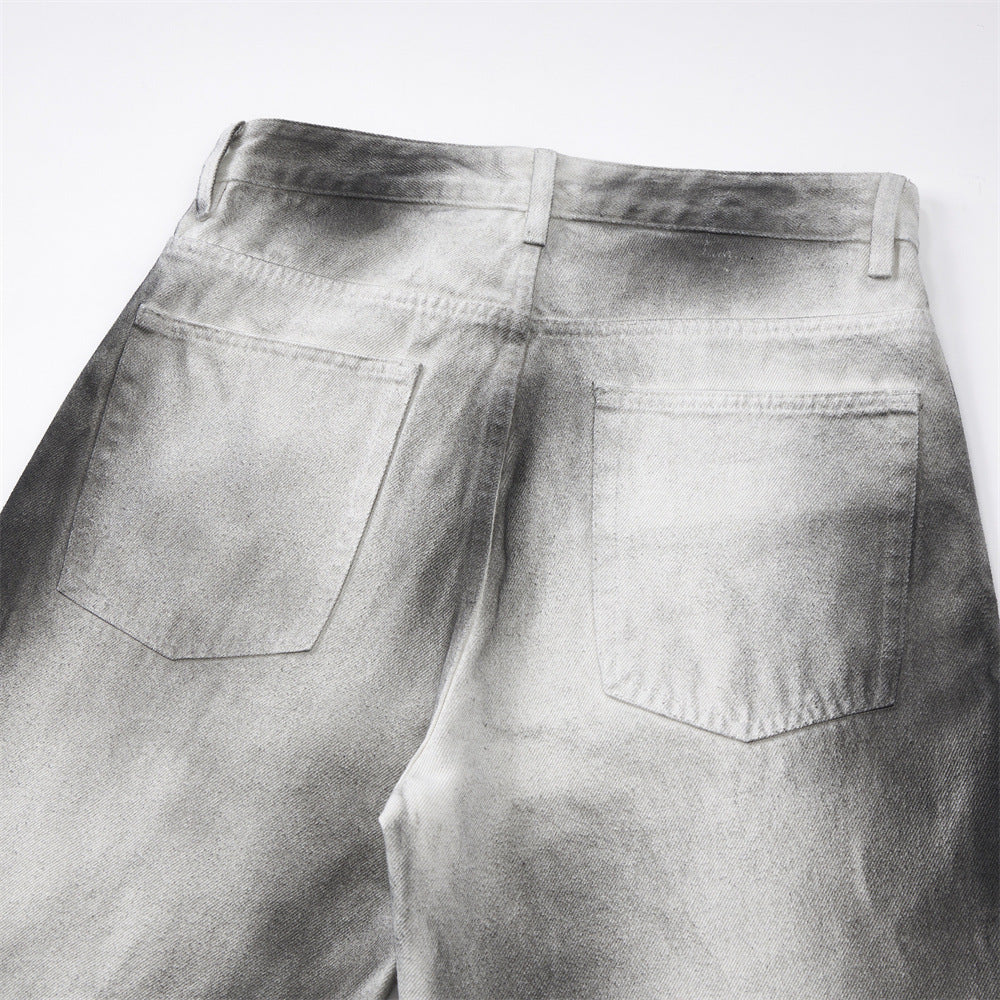 Distressed Denim Jeans – Loose-Fit Casual Jeans