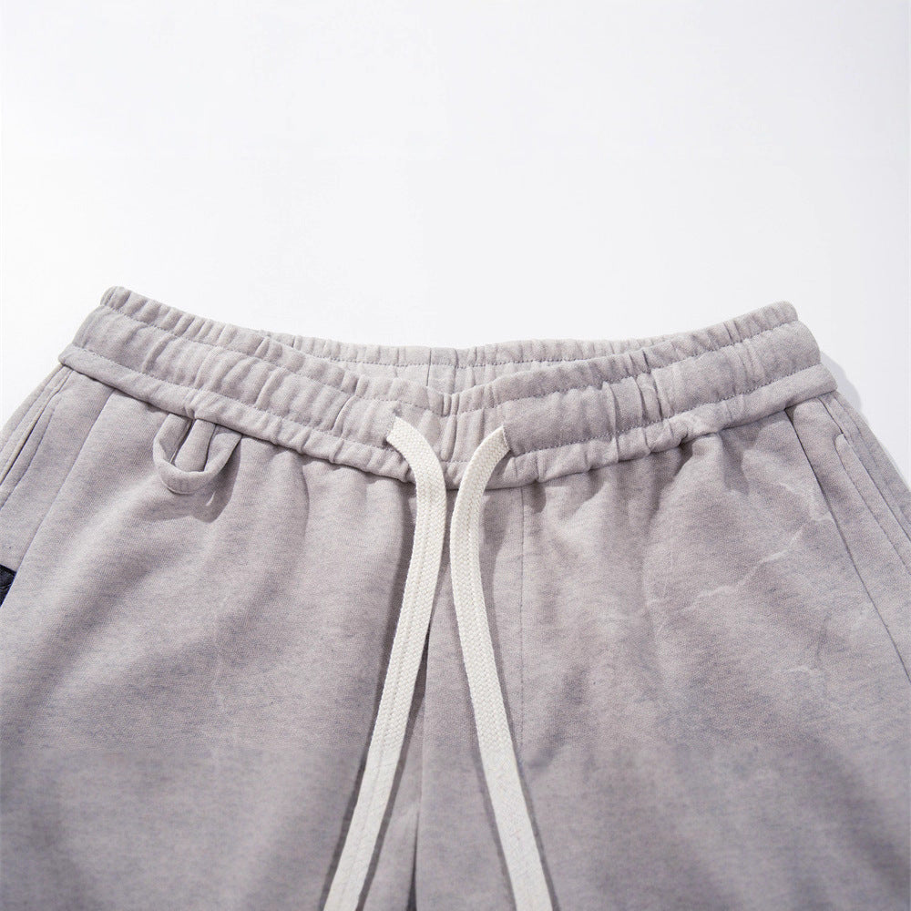 Distressed Dye Washed  - Loose Fit - Casual Sweatpants