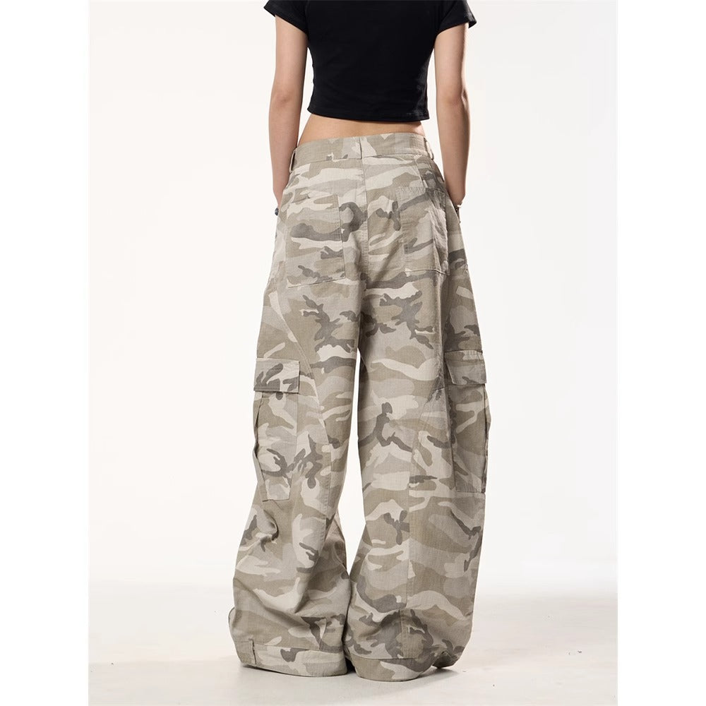 Camouflage  - Cargo Denim Pants  -