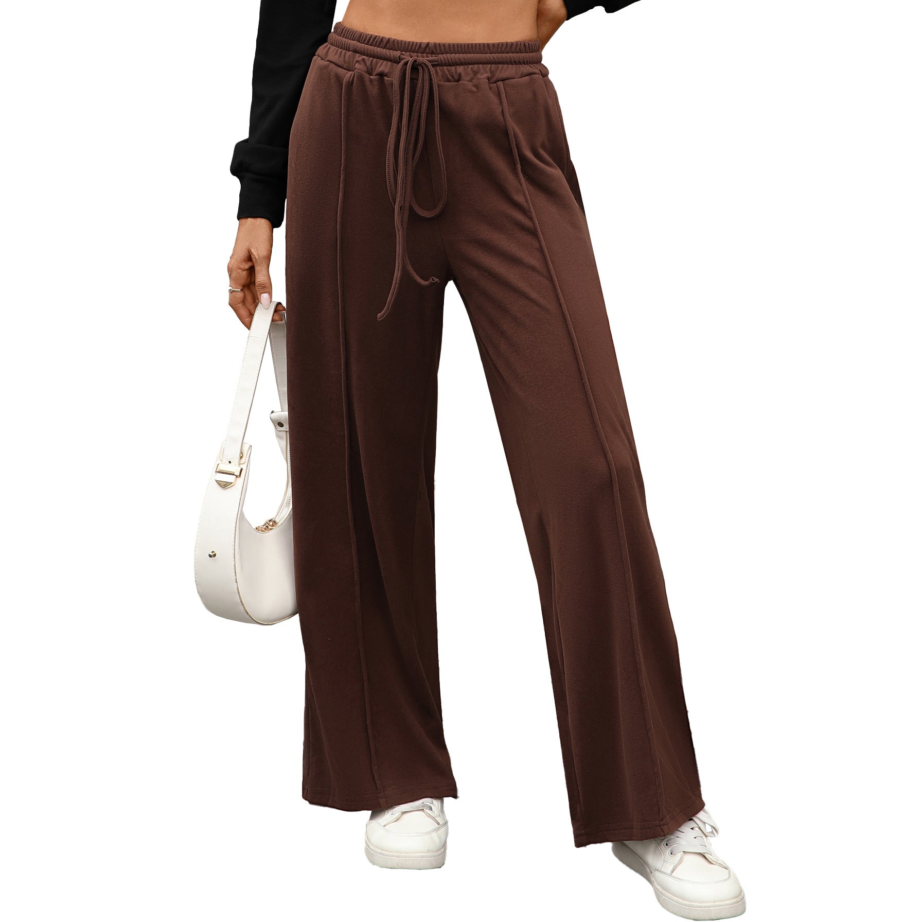Drawstring Pocket - Loose Sweatpants - Relaxed fit