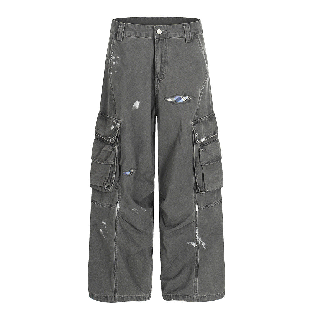 Multi-Pocket Cargo Style - Loose Fit - Wide Leg