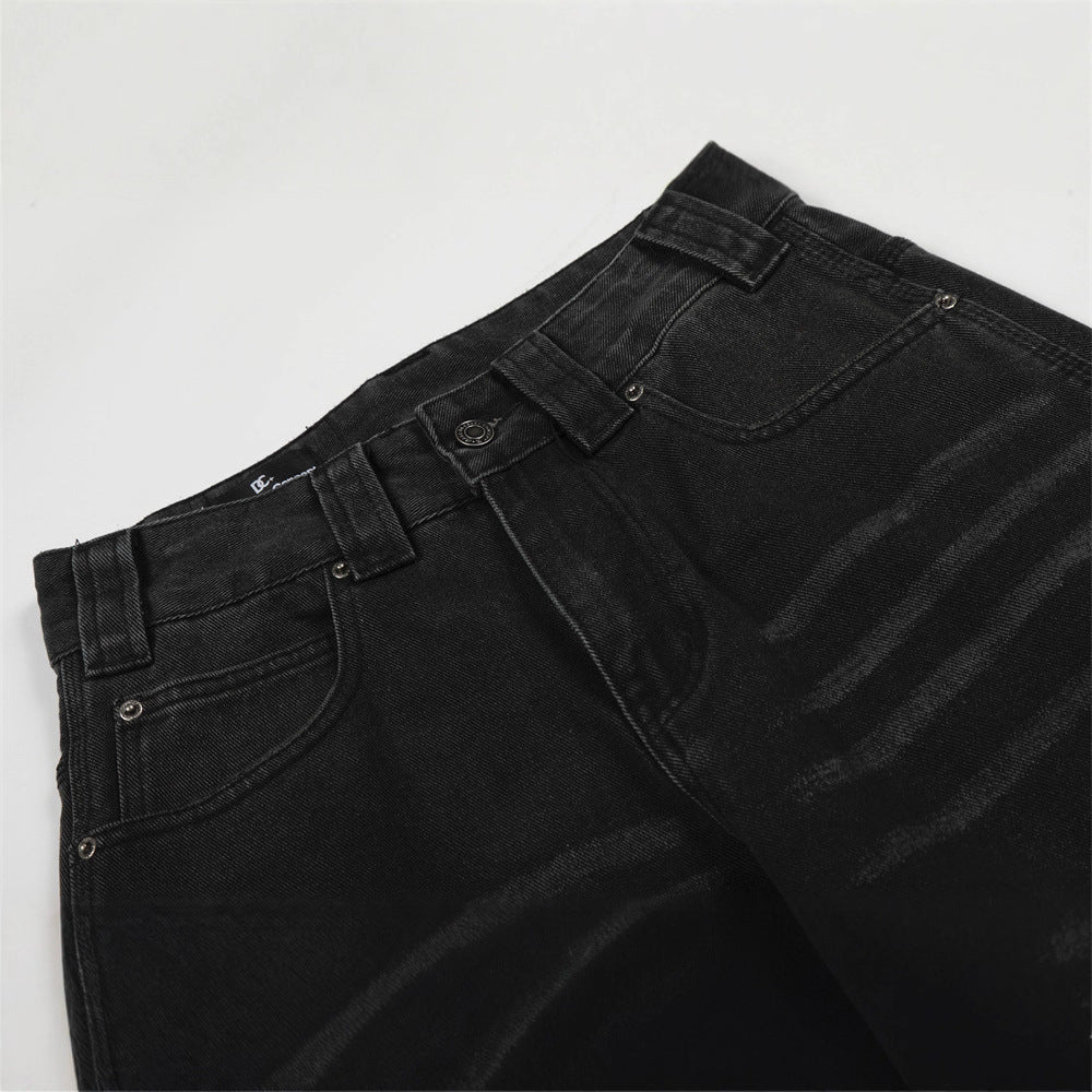 Multi-Pocket Straight-Leg Cotton Pants – Men’s Urban Casual Trousers