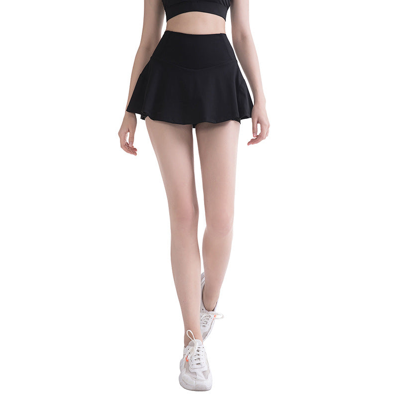Fashion New Yoga Sports Short Skirt Running Fitness Tennis Sports Slim Skirt