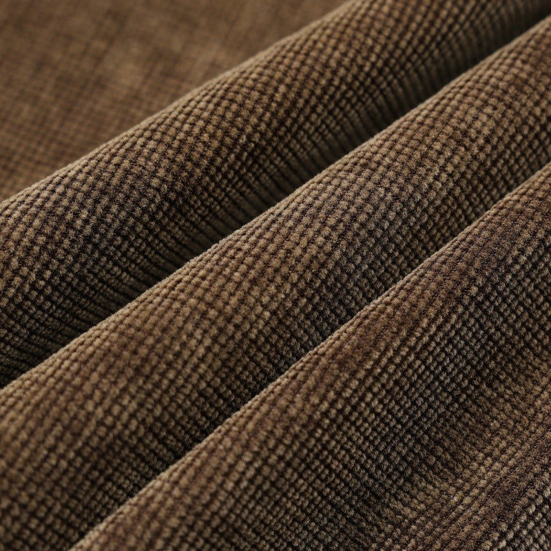 Elaxed Straight-Leg Washed Corduroy Pants – Casual Wide Fit