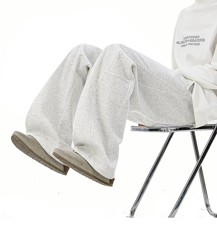 Heavyweight Retro Sweatpants – Wide-Leg Athletic Fit