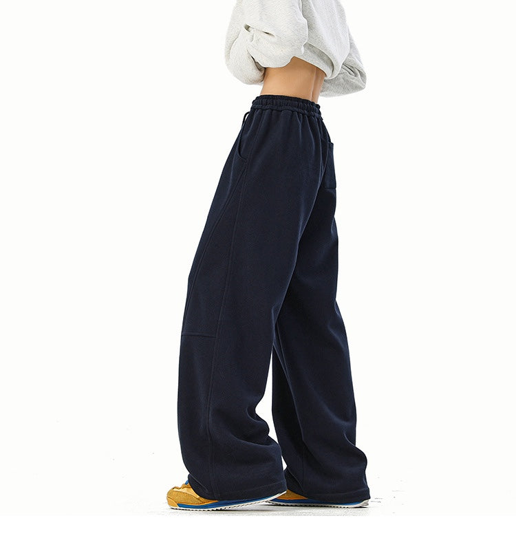 Heavyweight Retro Sweatpants – Wide-Leg Athletic Fit