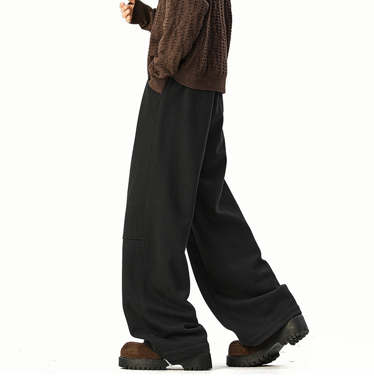 Heavyweight Retro Sweatpants – Wide-Leg Athletic Fit