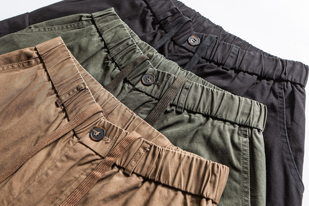 Casual Oversized -  Pleated Pocket -  Straight Fit Cargo Pants