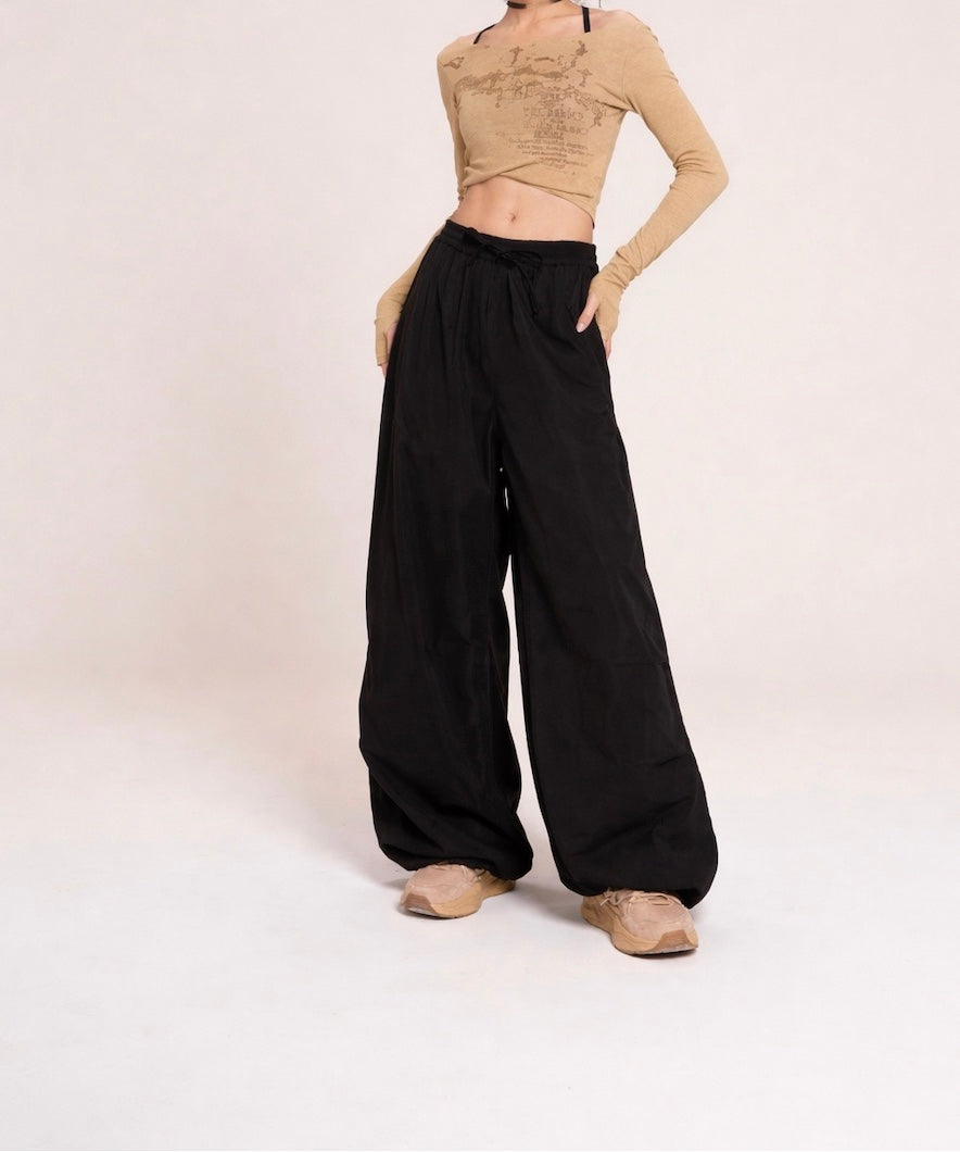 Lightweight Cargo Pants -   Paratrooper Pants - Loose Baggy Fit