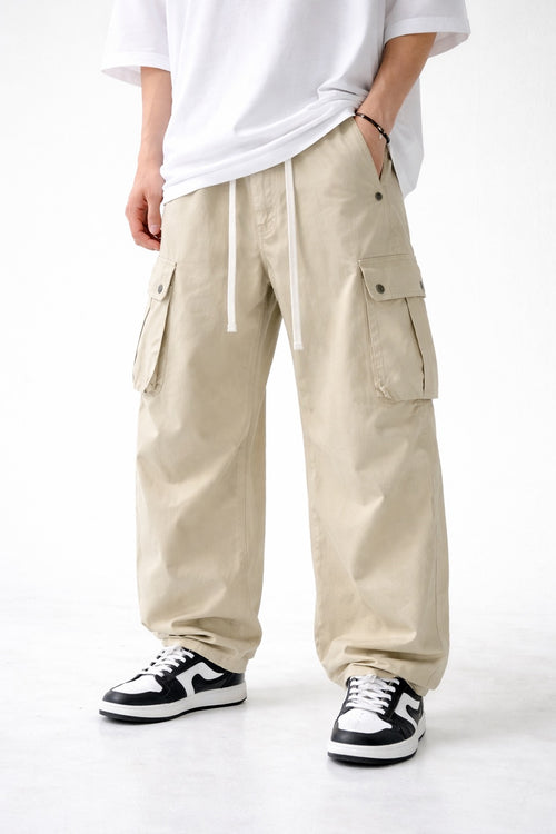 Cargo Pants – Vintage Loose Multi-Pocket Streetwear Style