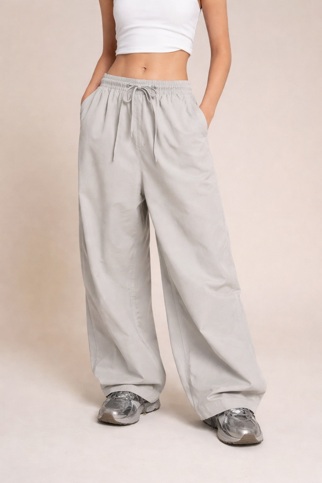 Lightweight Cargo Pants -   Paratrooper Pants - Loose Baggy Fit