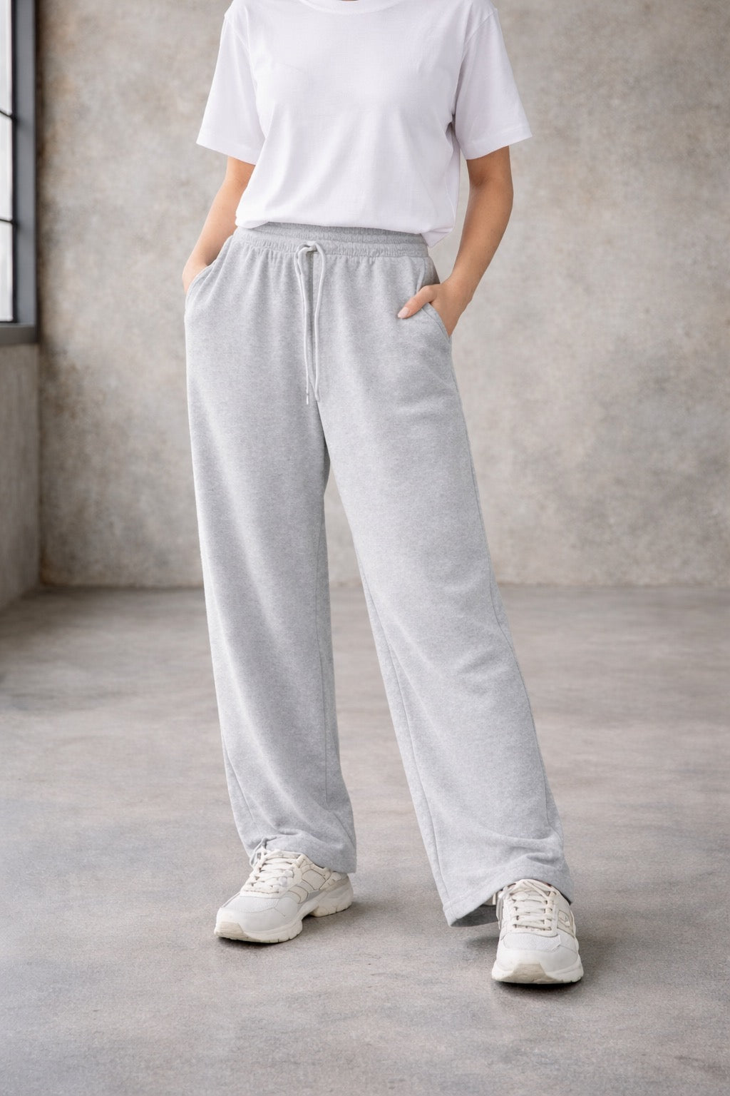 Aetherline High-Waist Splice Sweatpants