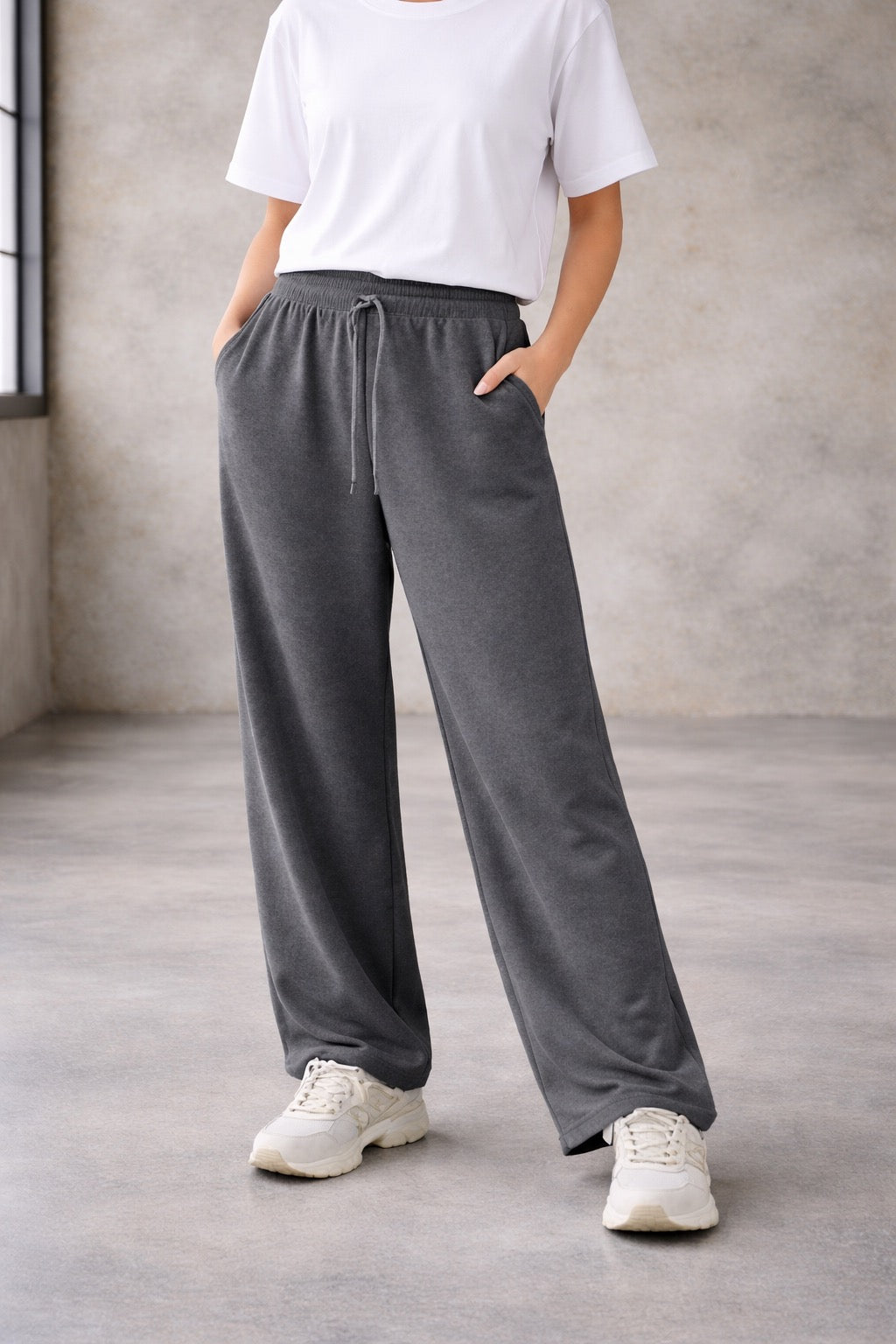 Aetherline High-Waist Splice Sweatpants